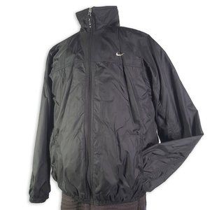 Nike Men's Black Windbreaker Jacket
